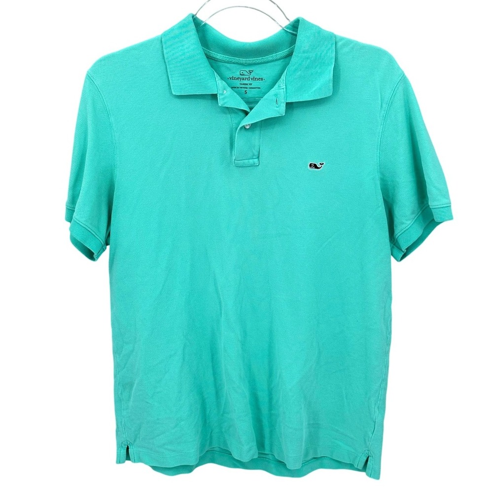 Vineyard Vines Seafoam Green Short Sleeve Polo